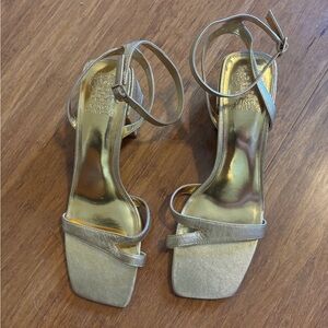 Vince Camuto Gold High Heel Sandals